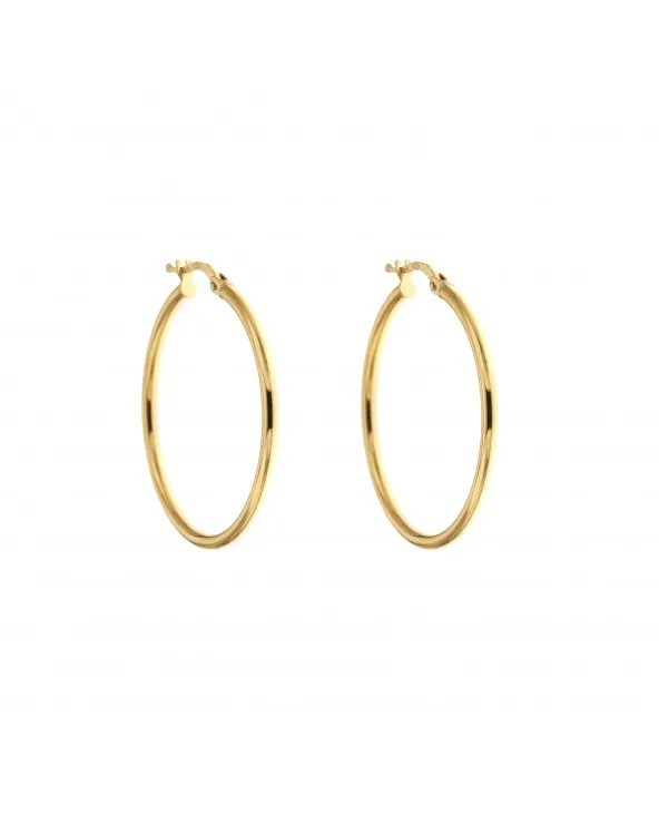 ORECCHINI A CERCHIO SPESSORE 2 MM IN ORO GIALLO 18 KT orceog020.01/w Antonio Romano Gioielli - 1 ORECCHINI A CERCHIO SPESSORE 2 MM IN ORO GIALLO 18 KT orceog020.01/w Antonio Romano Gioielli - 1