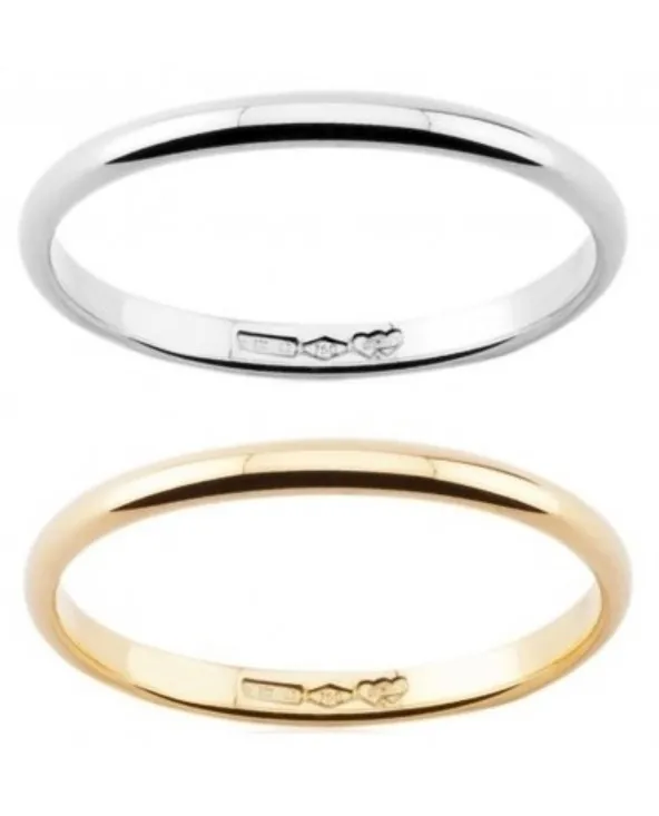 FEDINA FERMANELLO ORO 18 KT GR.1,5 MM 2 faau1-5/w Diana - 1 FEDINA FERMANELLO ORO 18 KT GR.1,5 MM 2 faau1-5/w Diana - 1