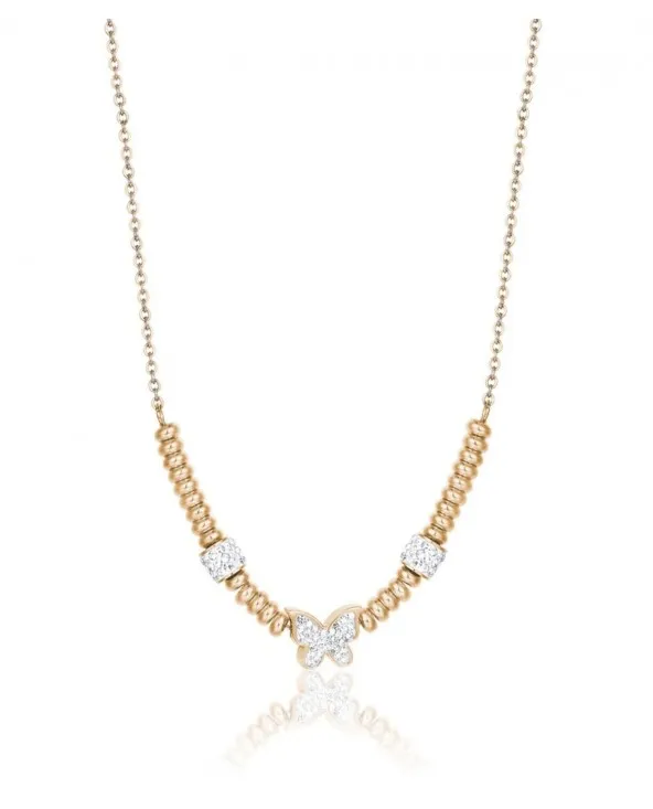 COLLANA DONNA IN ACCIAIO CON FARFALLA LUCA BARRA CK1493 ck1493 Luca Barra - 1 COLLANA DONNA IN ACCIAIO CON FARFALLA LUCA BARRA CK1493 ck1493 Luca Barra - 1