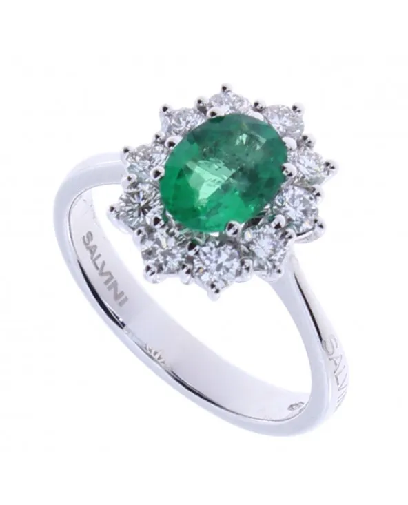 ANELLO CON SMERALDO E DIAMANTI DI SALVINI GIOIELLI 20081000 20081000 Salvini - 1 ANELLO CON SMERALDO E DIAMANTI DI SALVINI GIOIELLI 20081000 20081000 Salvini - 1