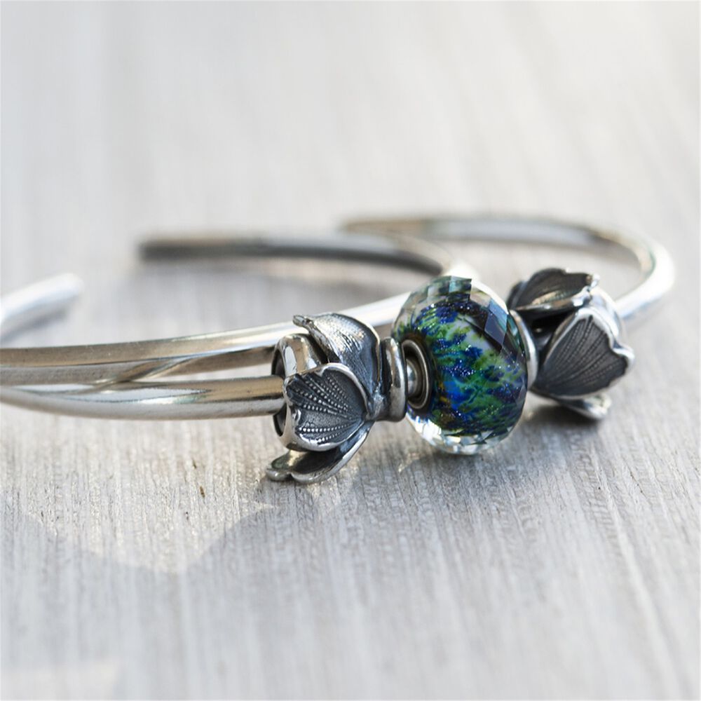 Trollbeads Bead in Argento Coperta di Cuori TAGBE-10201 ORIGINALE